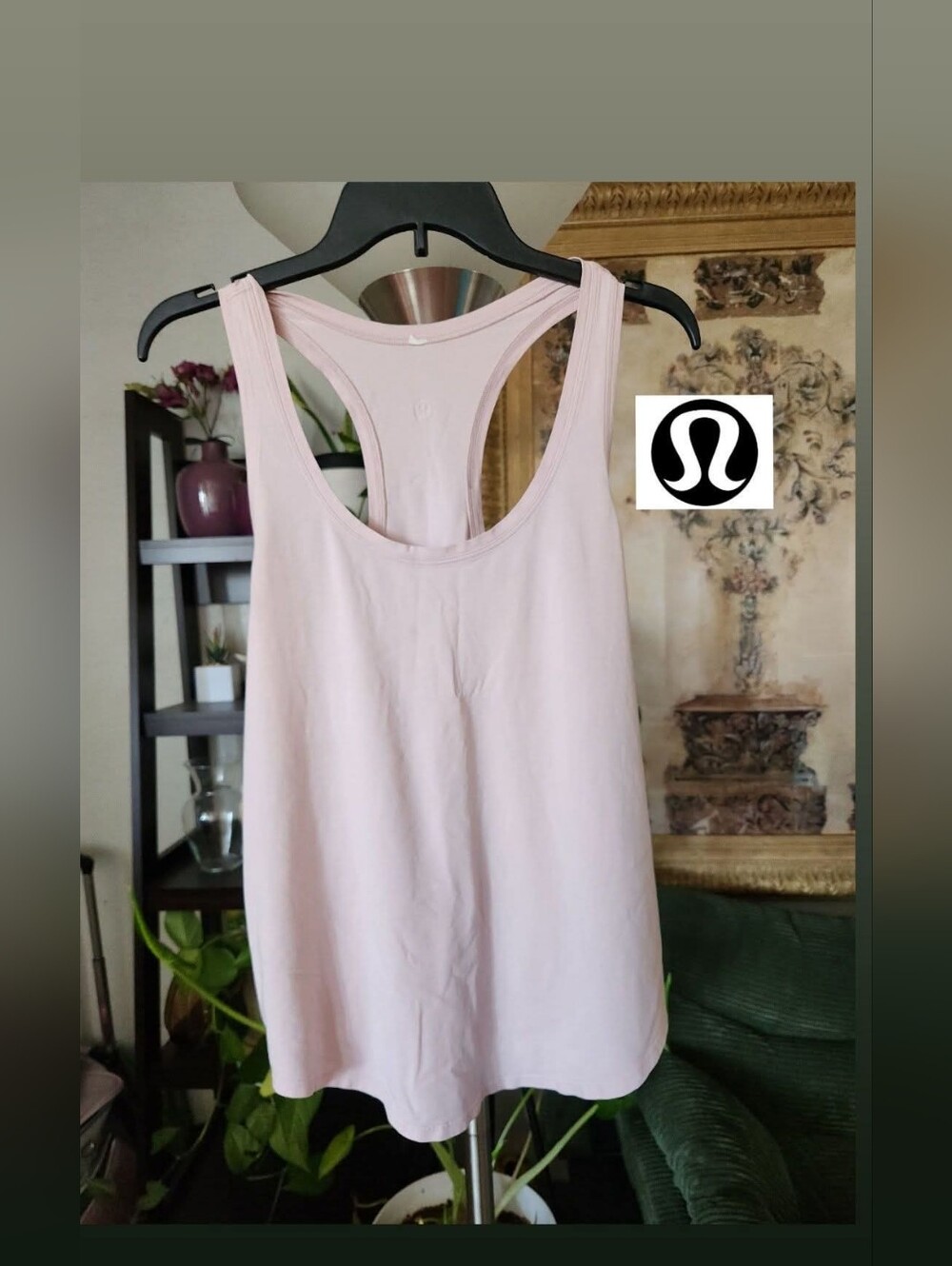lululemon athletica Women’s Light Pink Racerback Tank Top